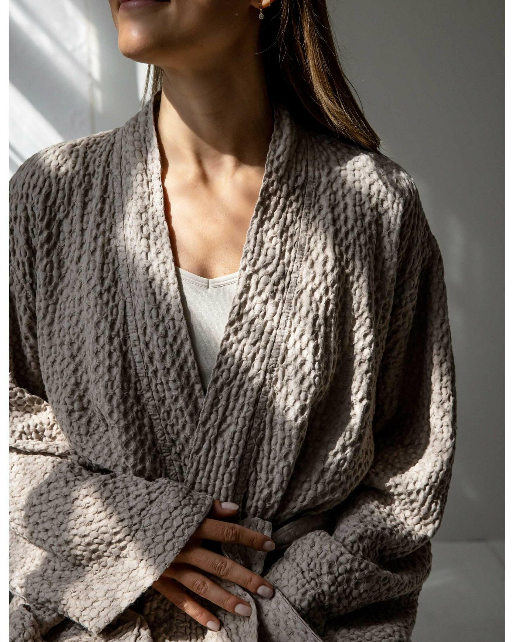 Peignoir gaufr?� Santo | Halo Concept