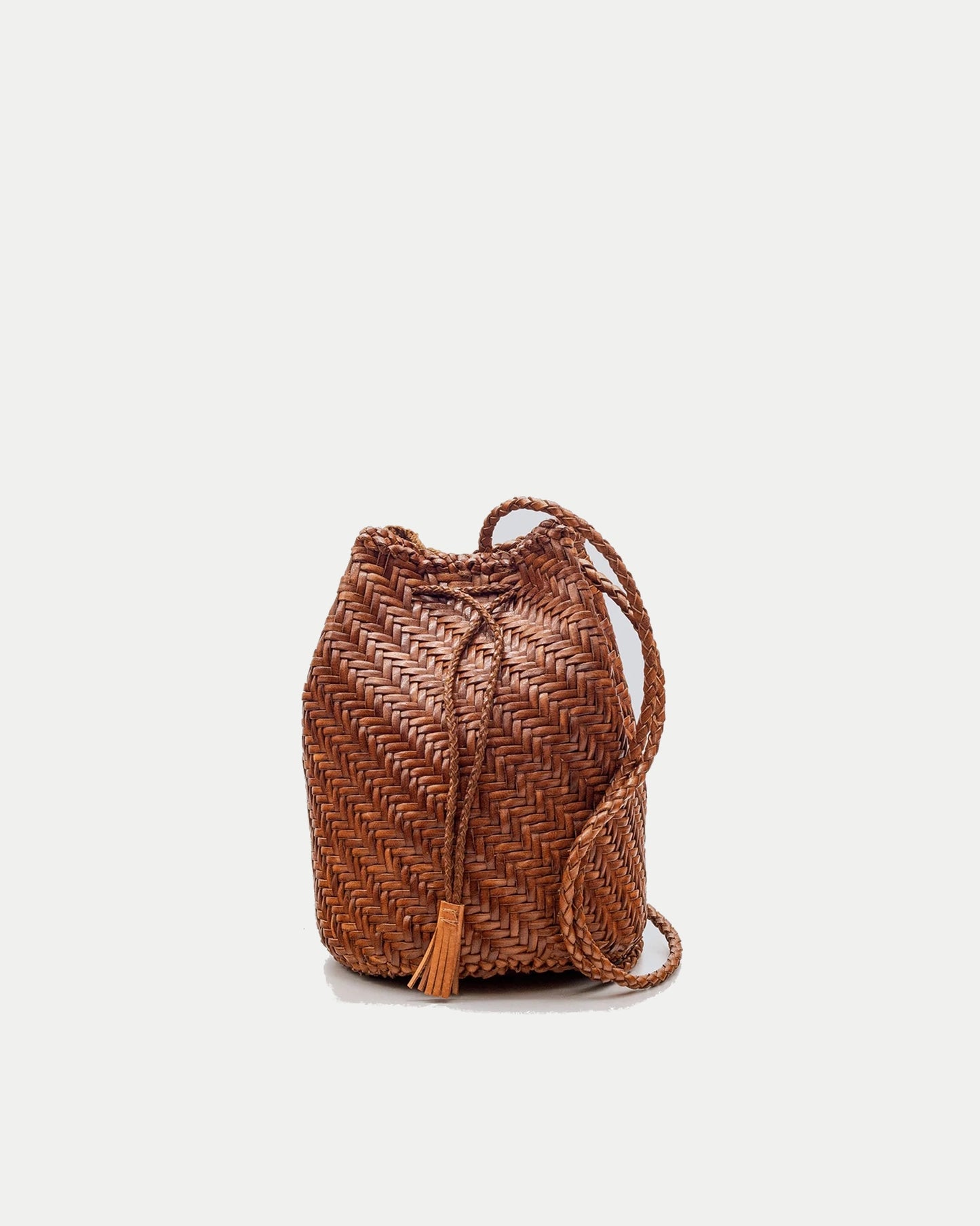 Double Jump Pompom Bag, Tan