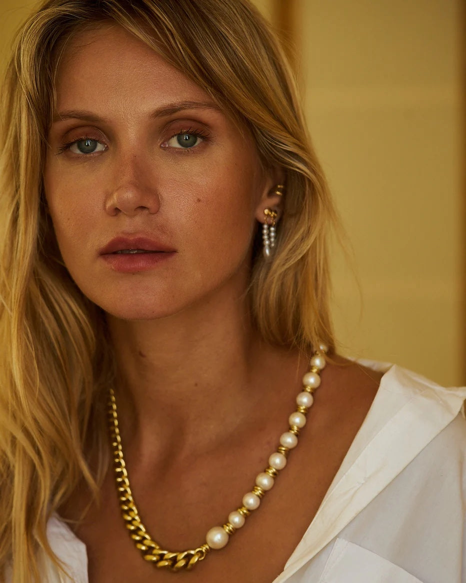 Collier Sloane En Laiton - MIMI ET TOI