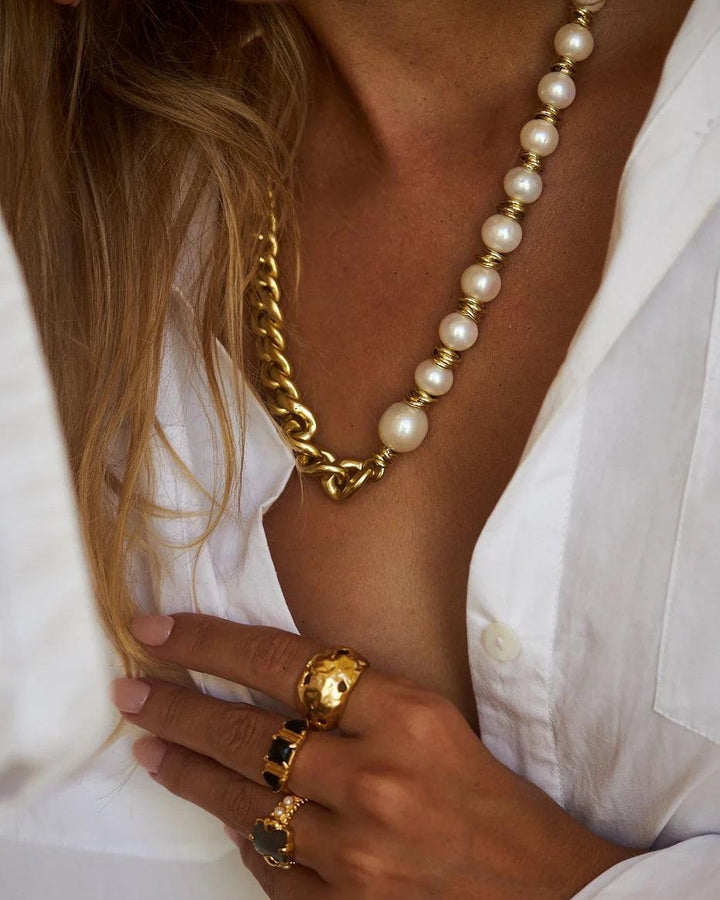 Collier Sloane En Laiton - MIMI ET TOI