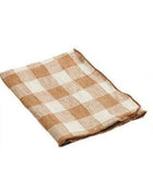 Bourdon Vintage Vichy Canvas Tea Towel, Terracotta / Bourdon Terracotta