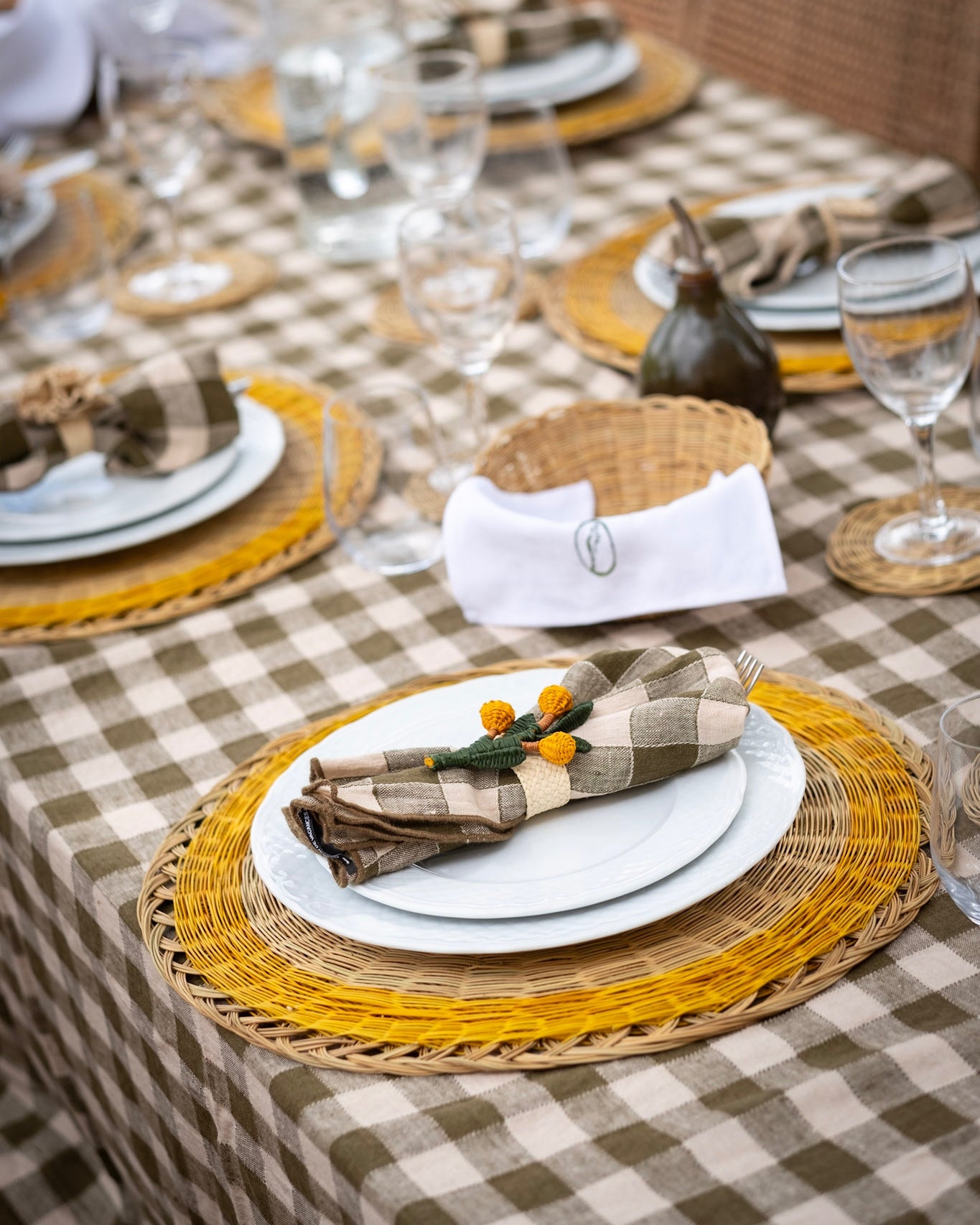 Rural Placemat, Yellow