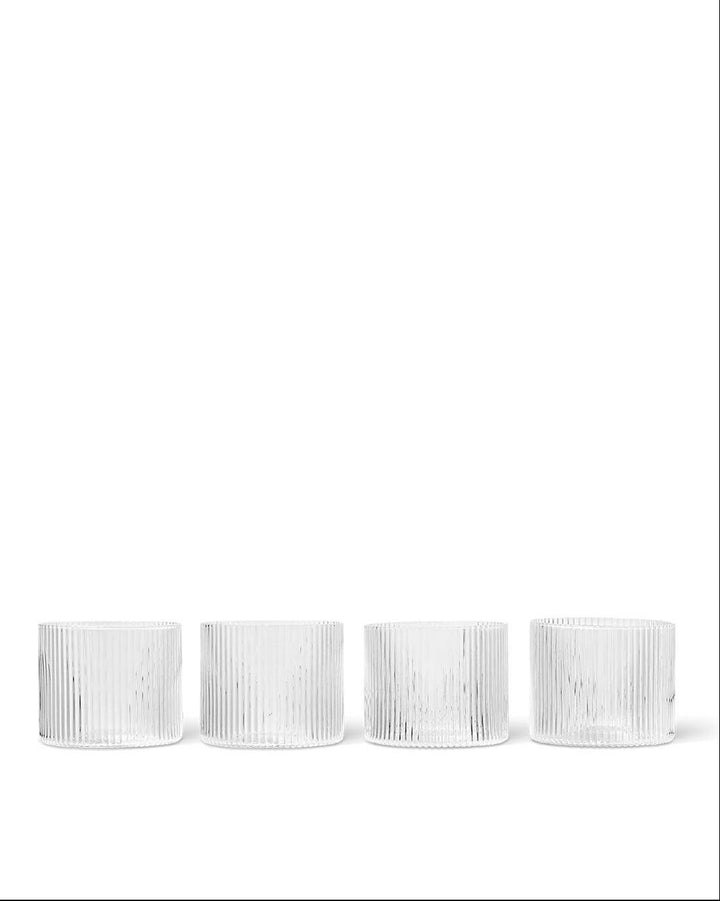 Water Glasses Set of 4 - Ripple