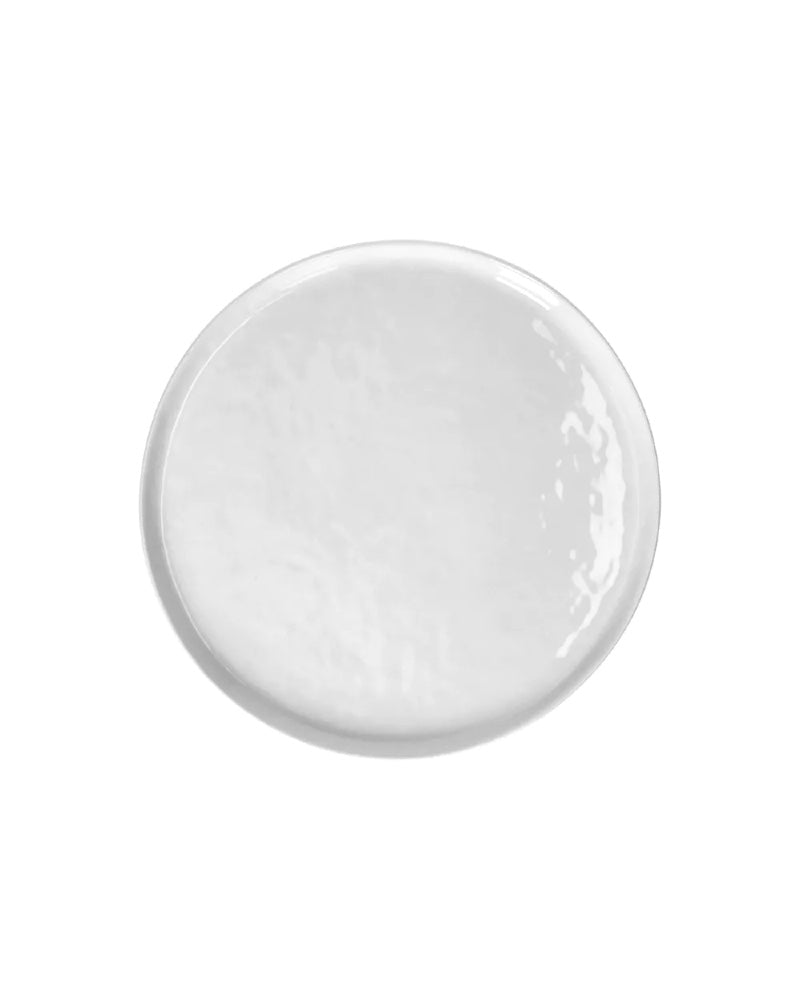 Assiette à Dessert Porcelino Ronde, blanc