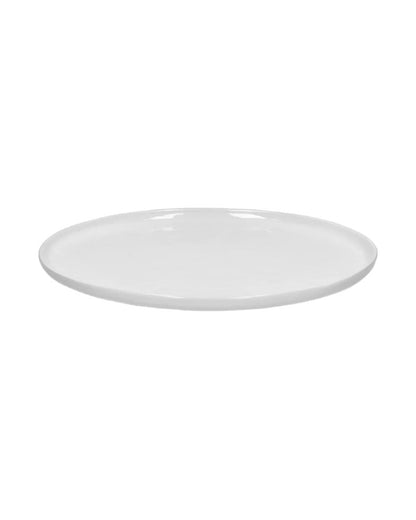 Grande assiette Porcelino Ronde, blanc