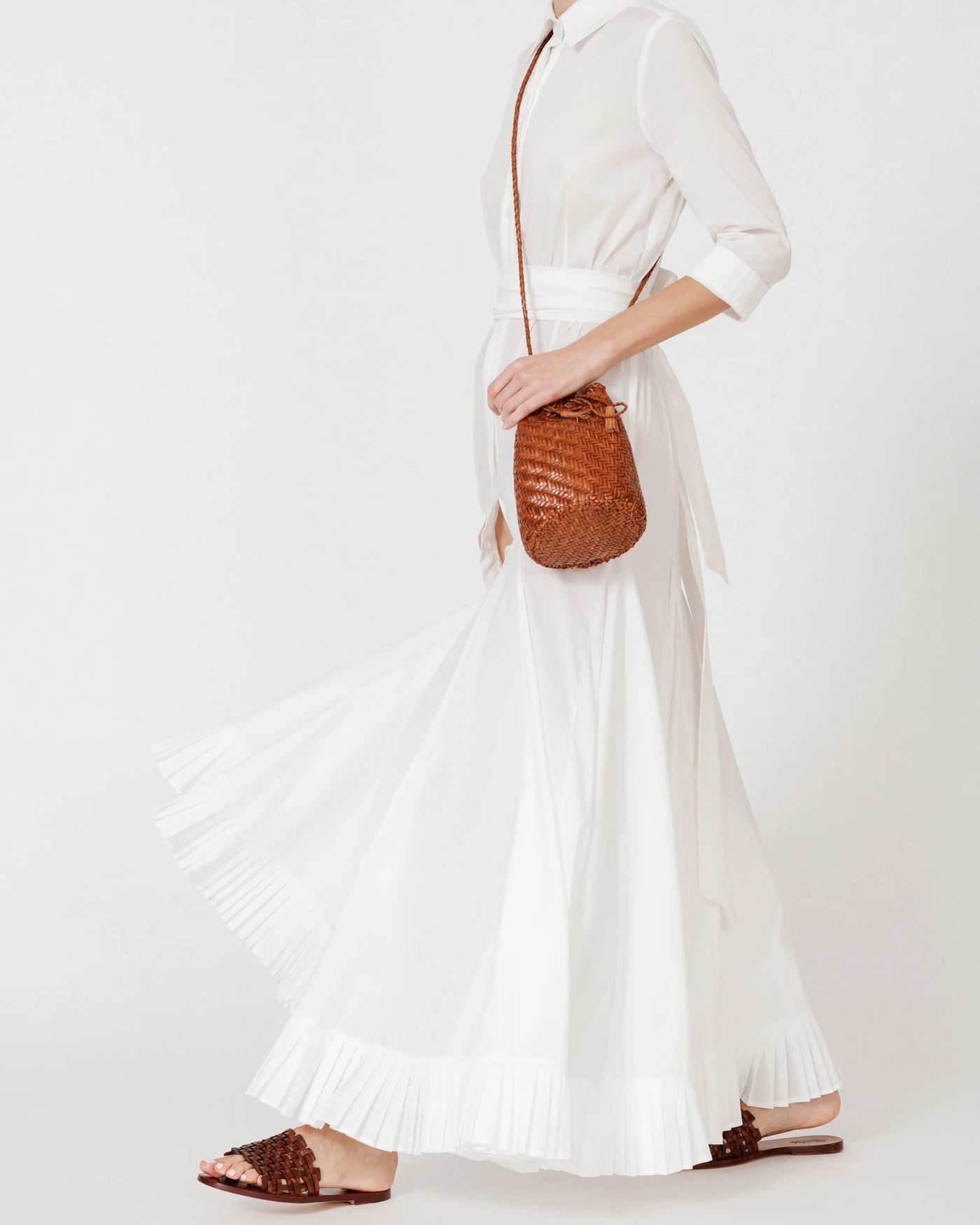 Sac Pompom double Jump, Tan