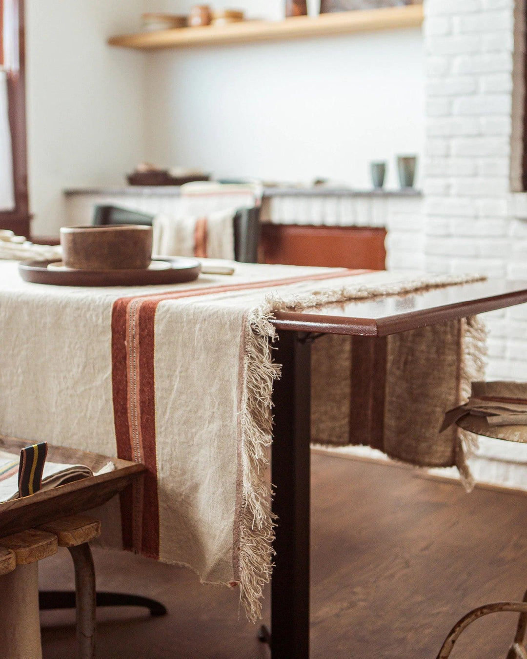 Nappe The Belgian Table Throw, Fisherman.