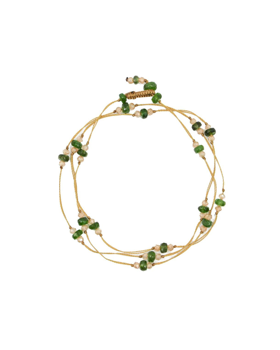 Collier & Bracelet Loopy Duo Tsavorite, Sharing