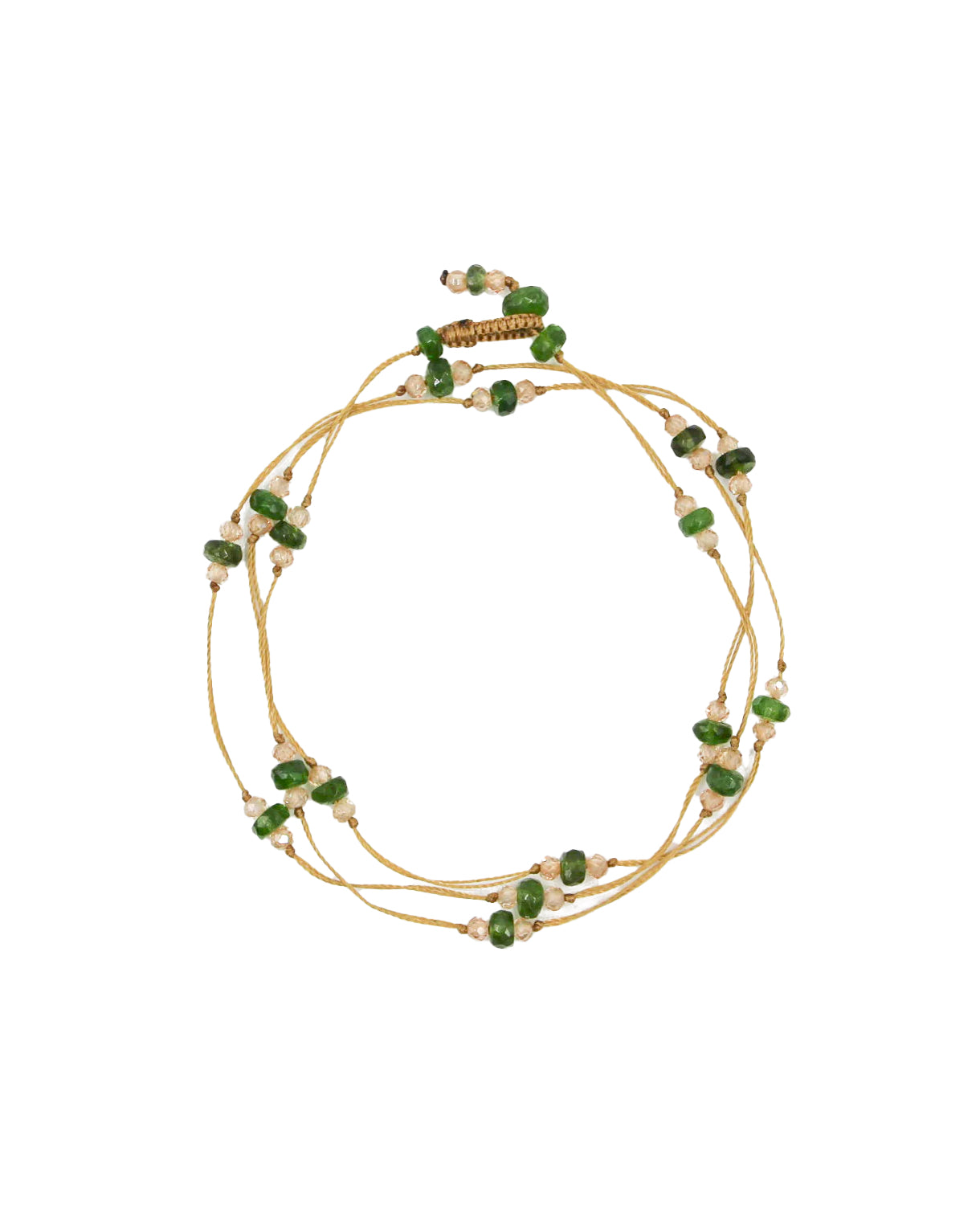 Collier & Bracelet Loopy Duo Tsavorite, Sharing