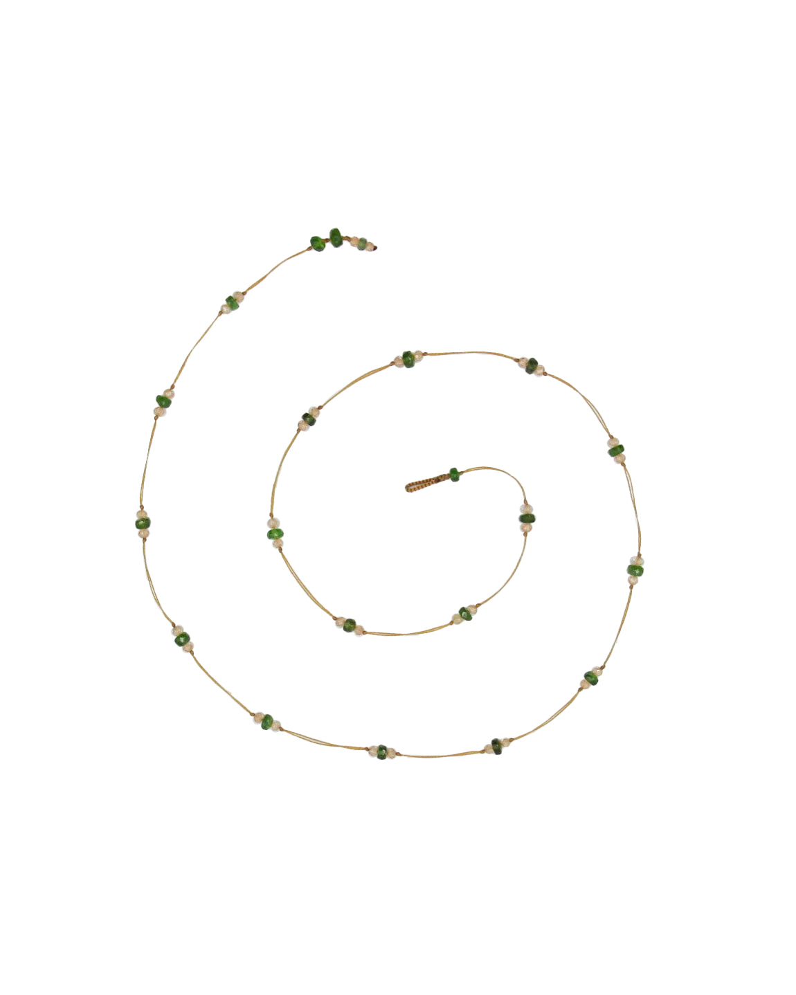 Collier & Bracelet Loopy Duo Tsavorite, Sharing