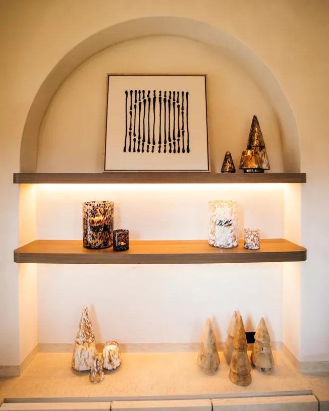 Bergamo A framed canvas – 60 x 60 cm