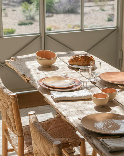 Assiette L Garrigue Peche Blanche, Jars