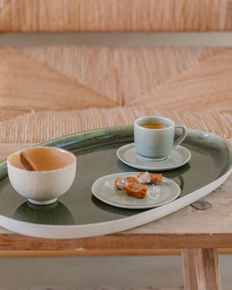 Maguelone Espresso Cup &amp; Saucer, Plain Storm 