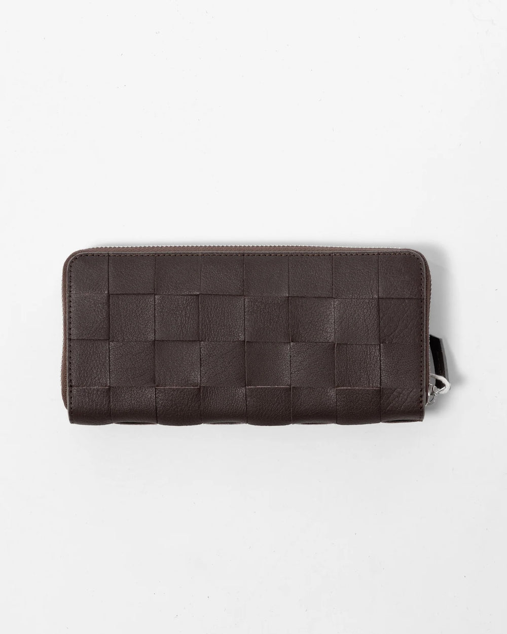 Check Zip Around Wallet Dark Brown, Dragon Diffusion