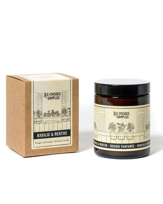 Bougie "Basilic & Menthe", Les choses simples 