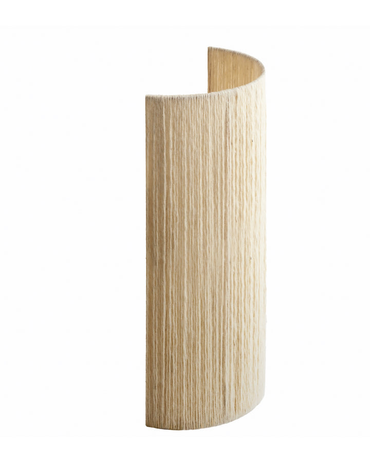Applique Kalé en fil de laine vierge tendu, S, Ecru