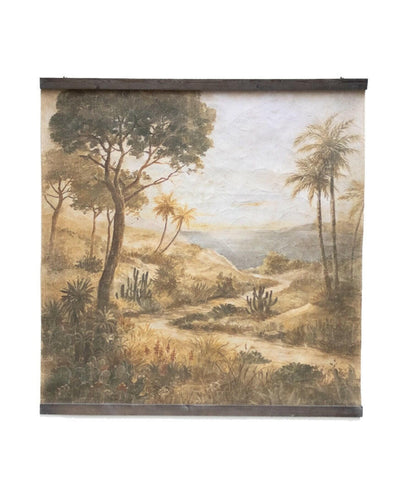 Toile en coton, Paysage Méditerranée, Alfonz