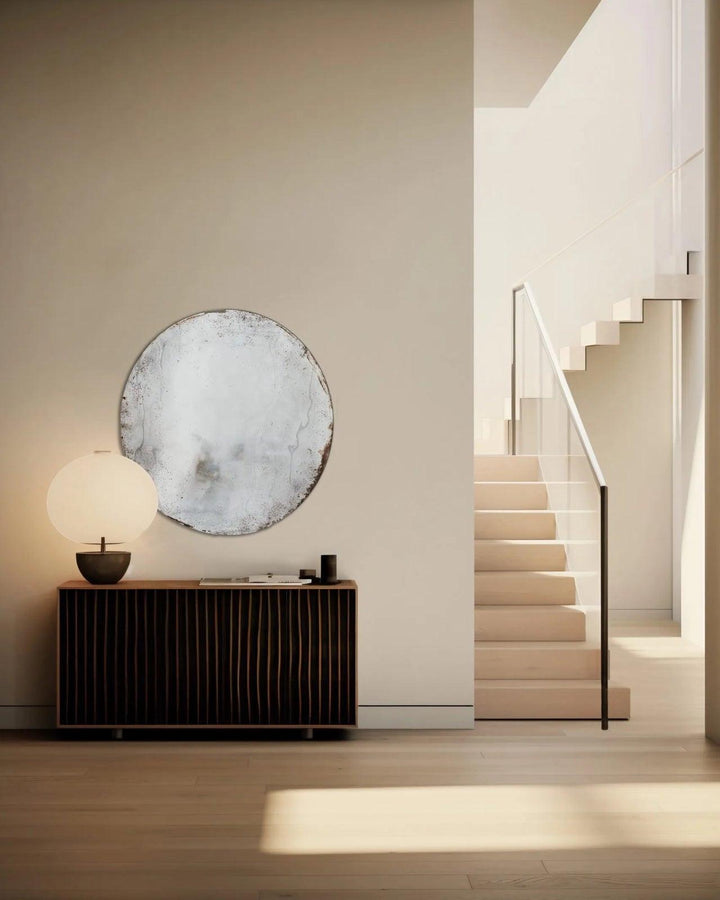 Miroir en verre de Murano - Alice Gris ø90cm