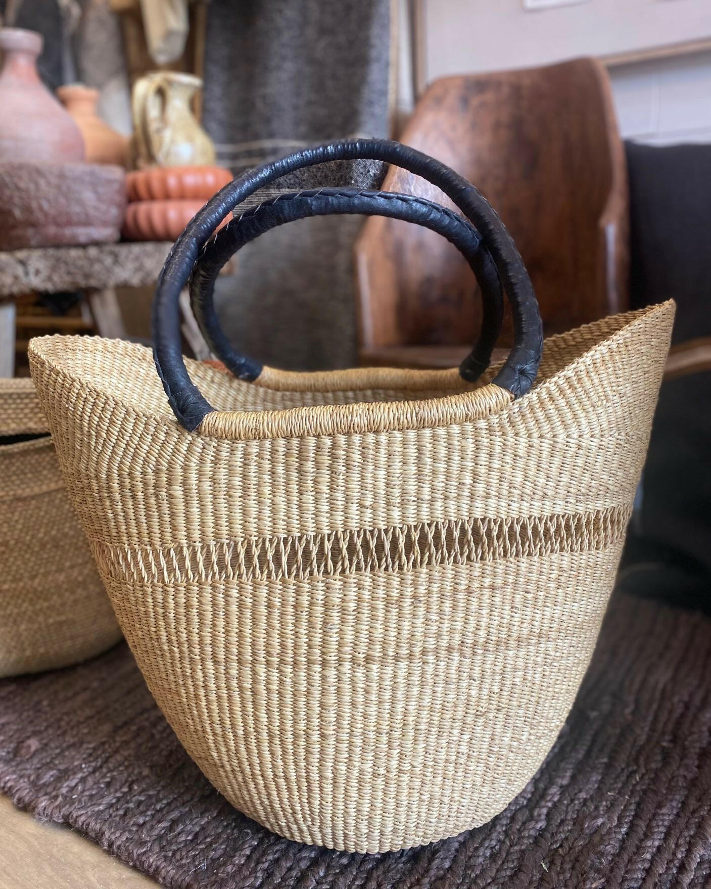 Panier shopping Montorgeuil, Naturel, As'Art