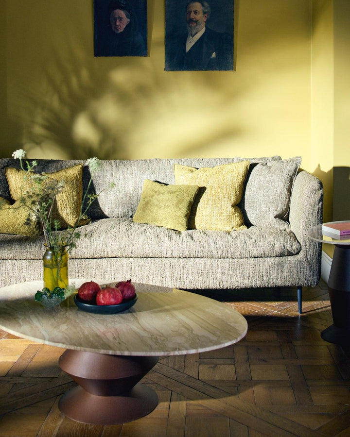 Vice Versa Cushion, Biella Devour Canvas, Khaki