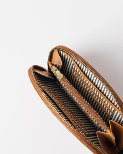 Portefeuille Blake Wallet, Cognac, O My Bag 