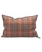 Vice Versa cushion in Wabi-Sabi linen canvas, Samarkand Forest