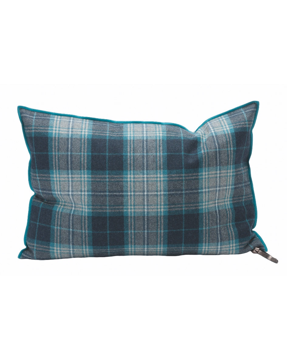 Coussin Vice Versa en Toile Drap de Laine Highlander, Skye, Maison de Vacances