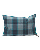 Vice Versa Cushion in Highlander Wool Canvas, Skye 