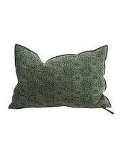 Coussin Vice Versa Jacquard Stone Washed Kilim Avocat, Maison de Vacances