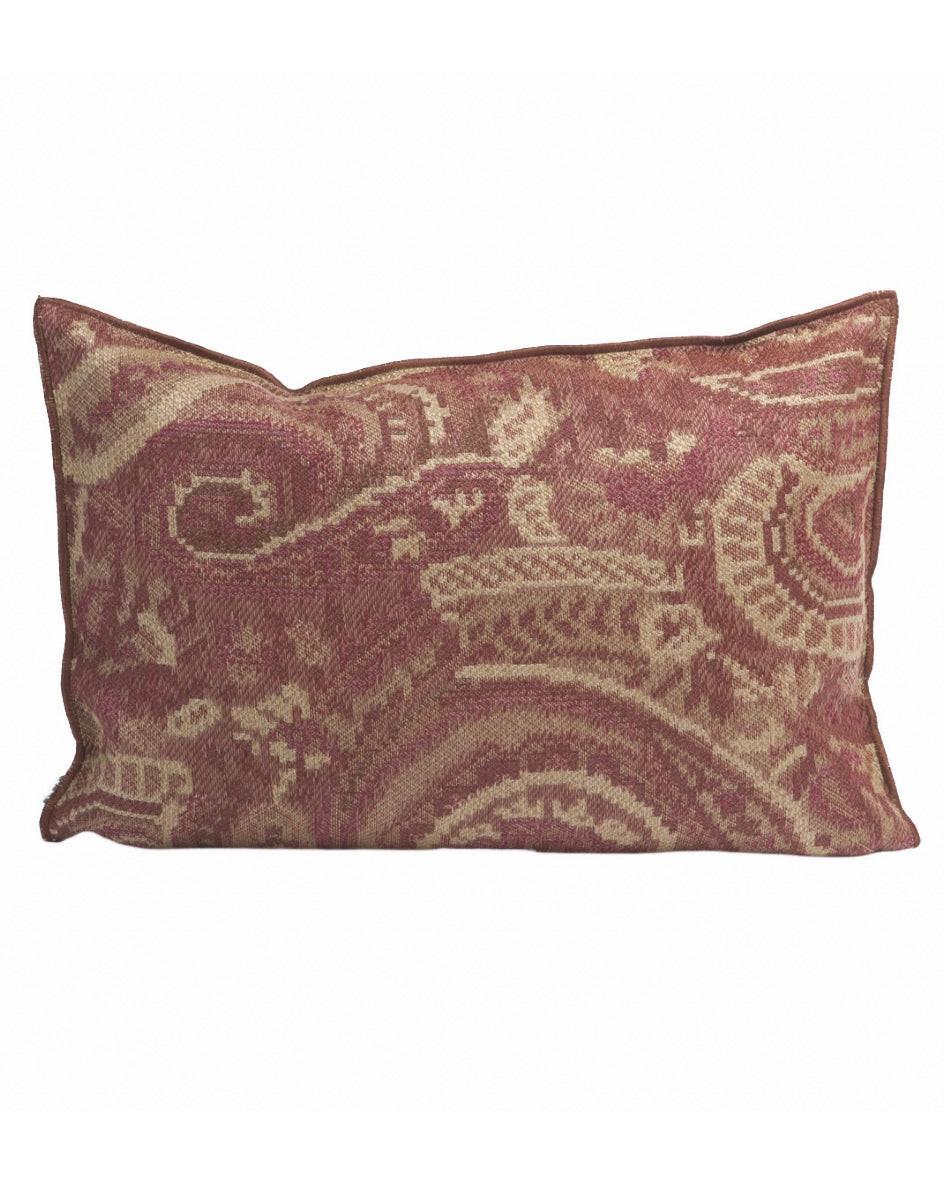 Coussin Vice Versa In and Outdoor Jacquard Paisley, Bloomsbury, Maison de Vacances