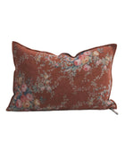 Vice Versa Wabi Sabi Printed Linen Cushion, Pompadour Clay