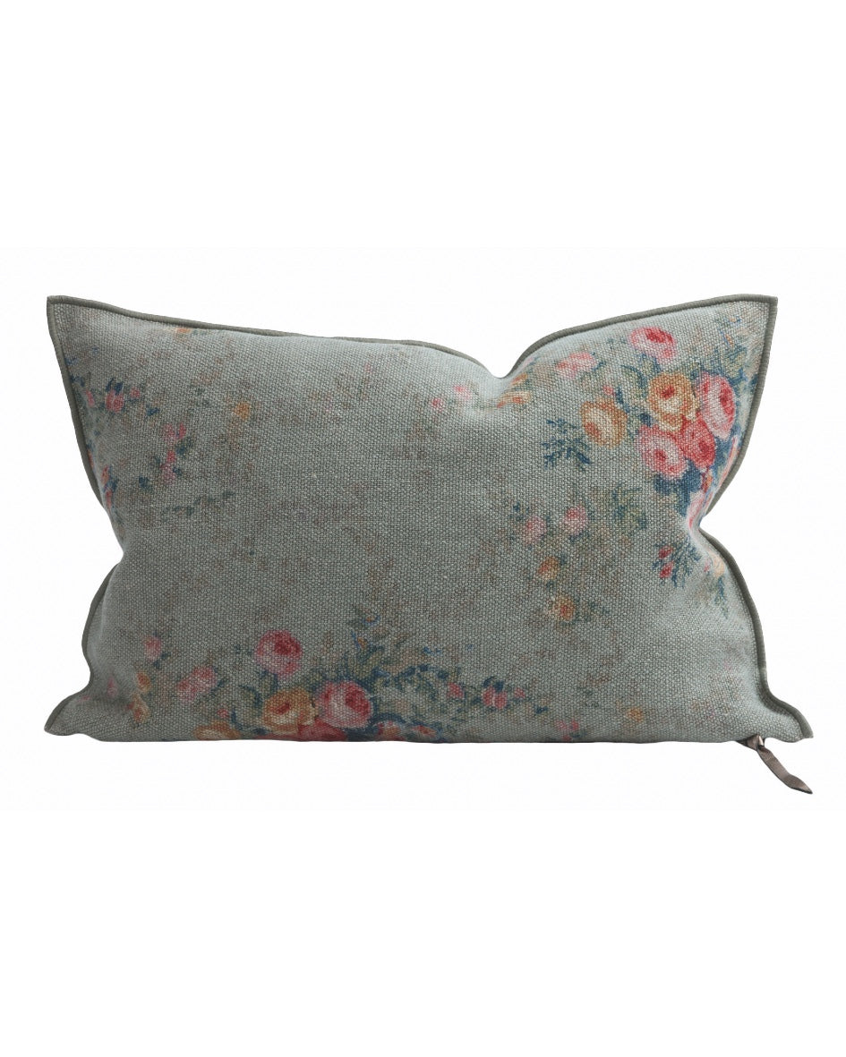 Coussin Vice Versa Lin Wabi Sabi Imprimé, Pompadour Nuage, Maison de Vacances