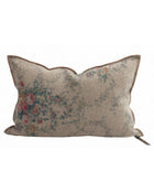 Vice Versa Wabi Sabi Printed Linen Cushion, Pompadour Nude