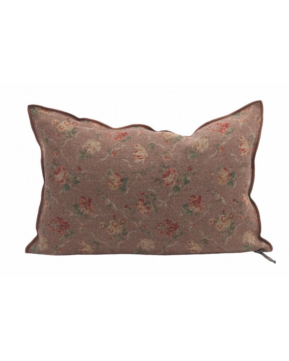 Coussin Vice Versa Lin Wabi-Sabi Jardin Secret Bois de Rose, Maison de Vacances