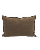 Vice Versa Cushion in Upcycled Belsize Canvas, Havana