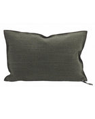 Vice Versa Cushion in Upcycled Belsize Canvas, Khaki