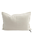 Vice Versa Cushion in Toile de Berger, Fior di Latte Givré