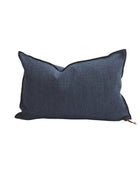 Vice Versa Menorca Canvas In & Outdoor Cushion, Indigo