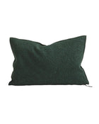 Vice Versa Wooly Canvas Cushion, Avocado