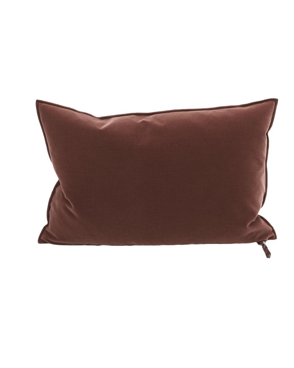 Coussin Vice Versa Velours Palazzo, Argile, Maison de Vacances