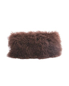 Basic cushion in Tibetan goatskin, Nutmeg
