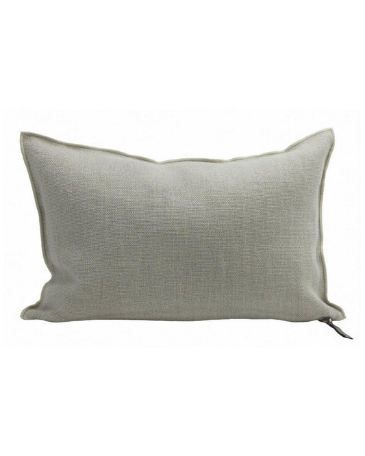 Coussin Vice Versa Lin Wabi Sabi Stone Washed Ciment, Maison de Vacances