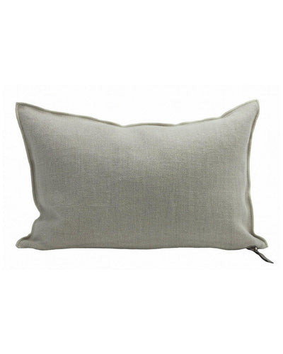 Coussin Vice Versa Lin Wabi Sabi Stone Washed Ciment, Maison de Vacances