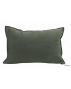Vice Versa Linen Wabi Sabi Stone Washed Cushion, Crocodile