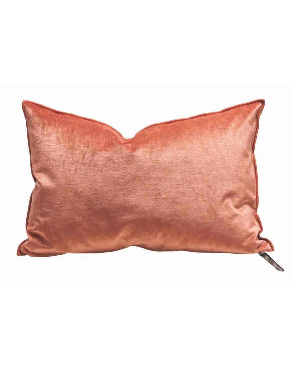 Coussin Vice Versa en Velours Royal Spritz, Maison de Vacances