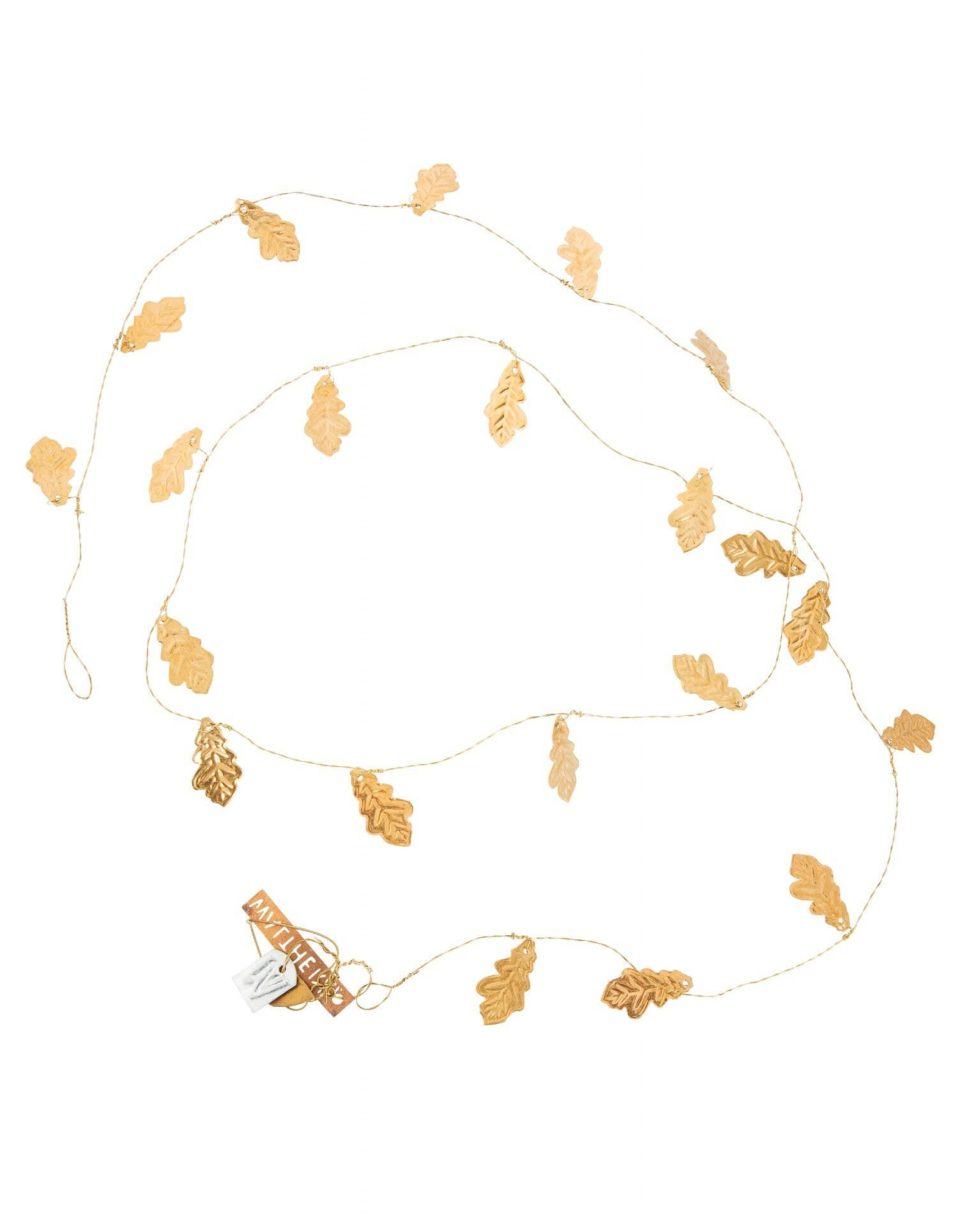 Chaine en laiton avec des feuilles de chêne, Walther & Co