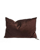 Vice Versa Cushion in Royal Velvet, Chianti