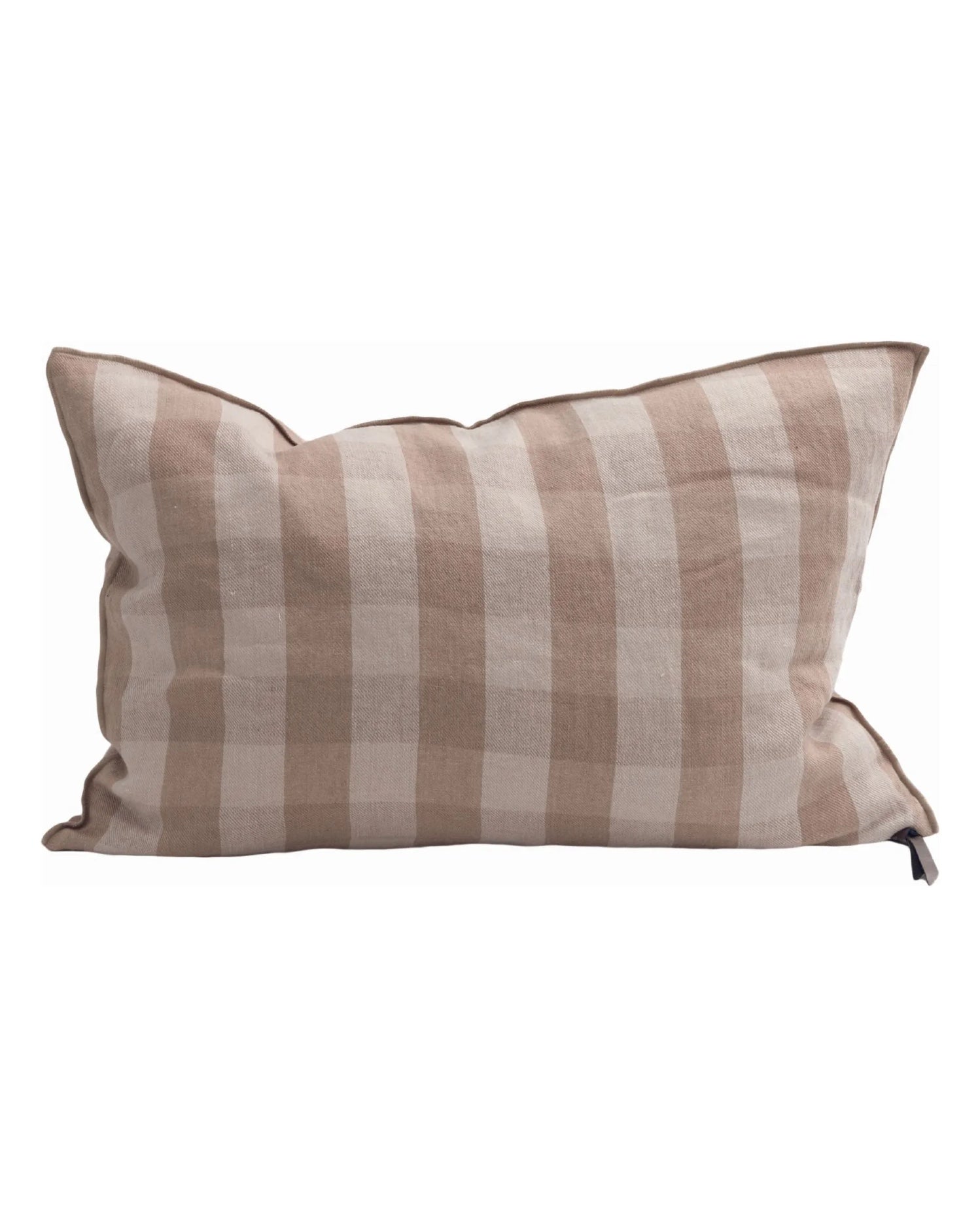 Coussin Vice Versa Lin Lavé Vichy Cottage Nude, Maison de Vacances