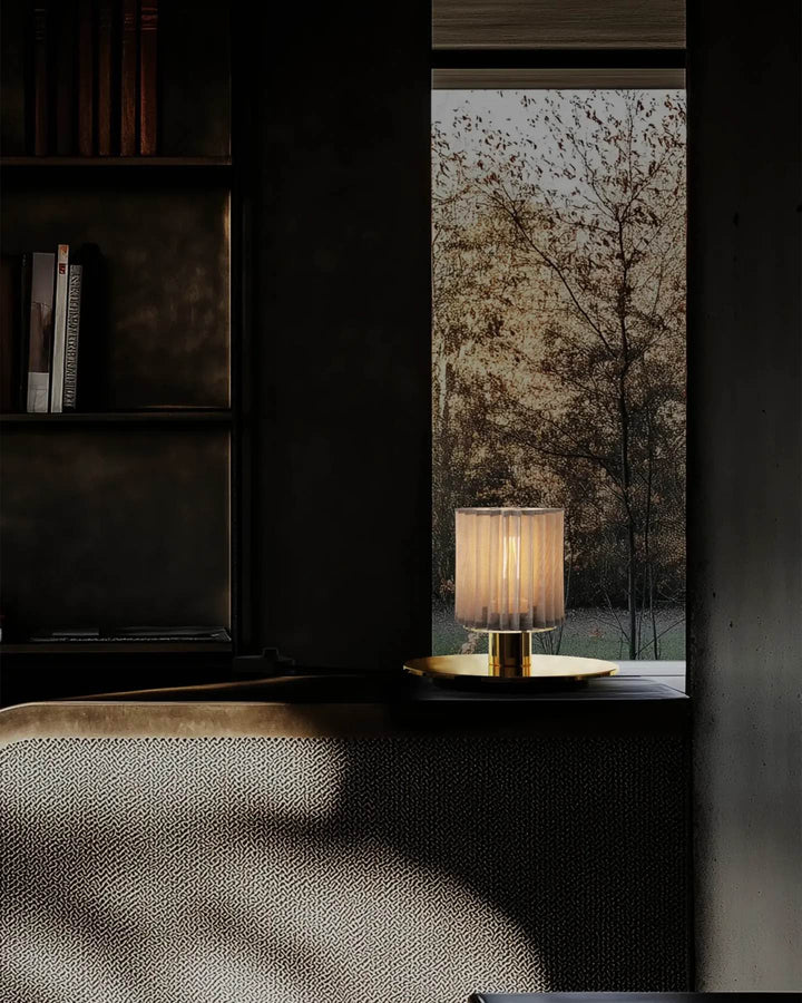 Lampe, In the Sun Table 220, Couleur Or - Maille Argent