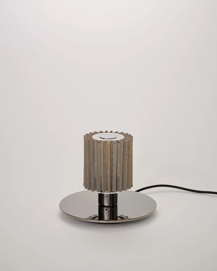 Lampe, In the Sun Table 220, Couleur Noir - Maille Argent.